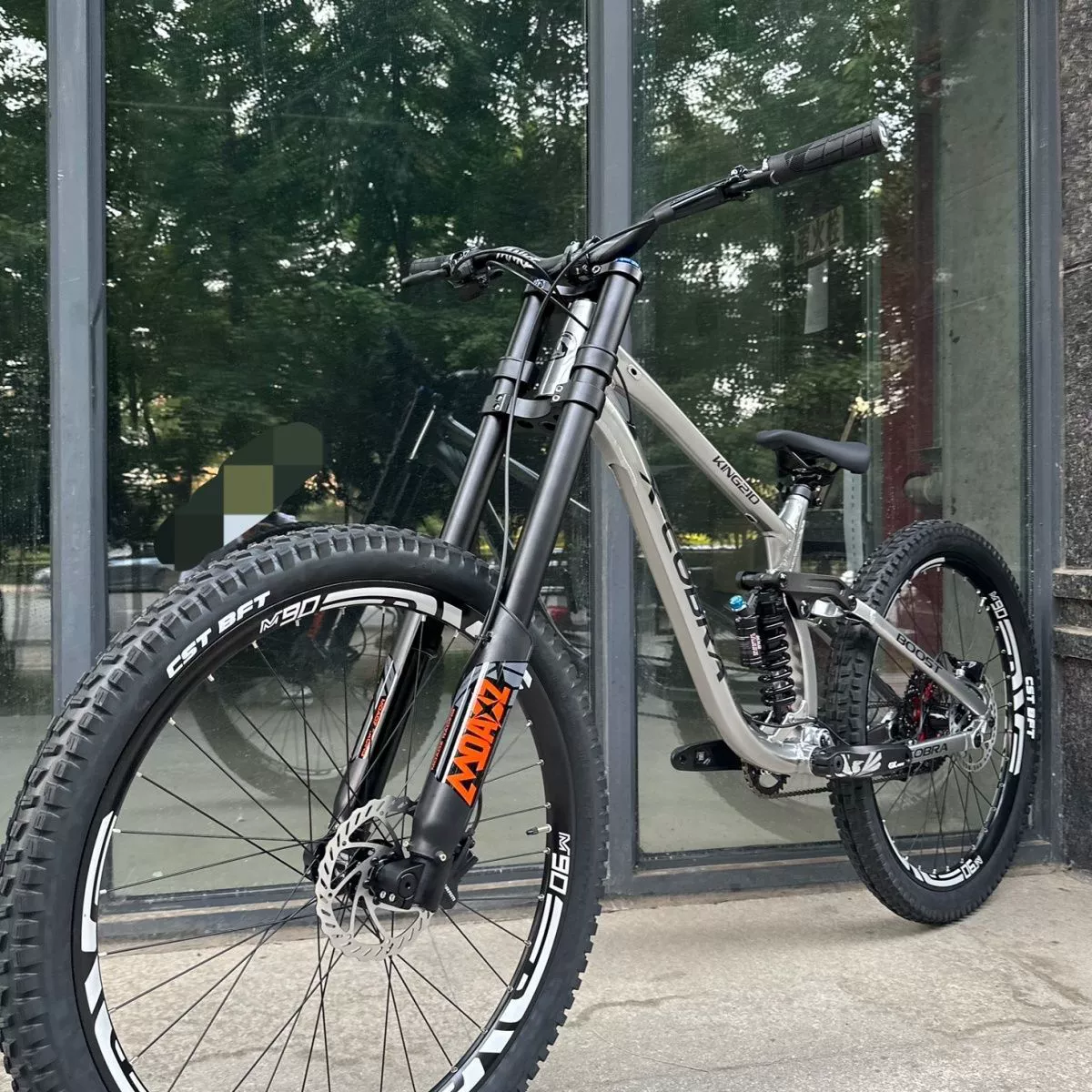 Cobra king210 мягкий хвост, лесной кроссовый велосипед с амортизацией, внедорожный, переключение скоростей 27.5