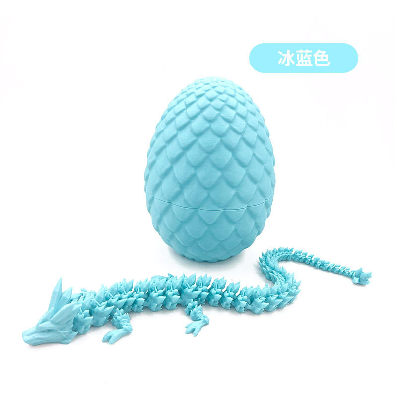 크리스탈드래곤 30cm + 계란 (아이스블루)