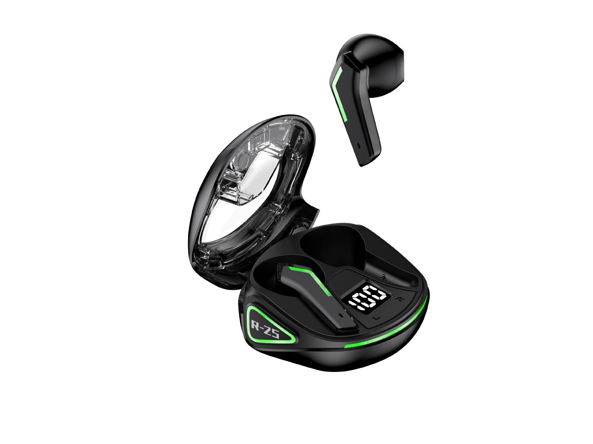 Nuevos auriculares Bluetooth R25 para juegos de deportes de alta calidad de sonido de baja latencia