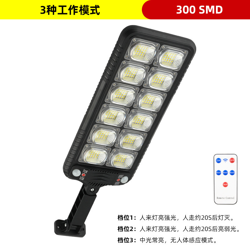 跨境太阳能户外庭院灯自动感应遥控壁灯新款室外防水花园照明路灯|undefined