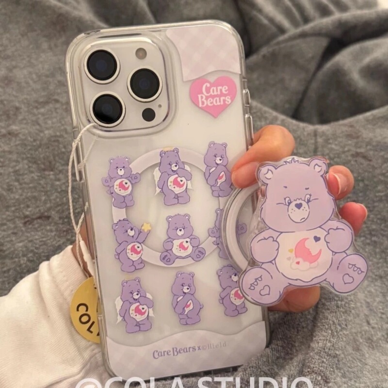 Bear for Samsung s23fe phone case s25ultra/s24plus/s21 magnetic s22 full package a35/55 Bear for Samsung s23fe phone case s25ultra/s24plus/s21 magnetic s22 full package a35/55