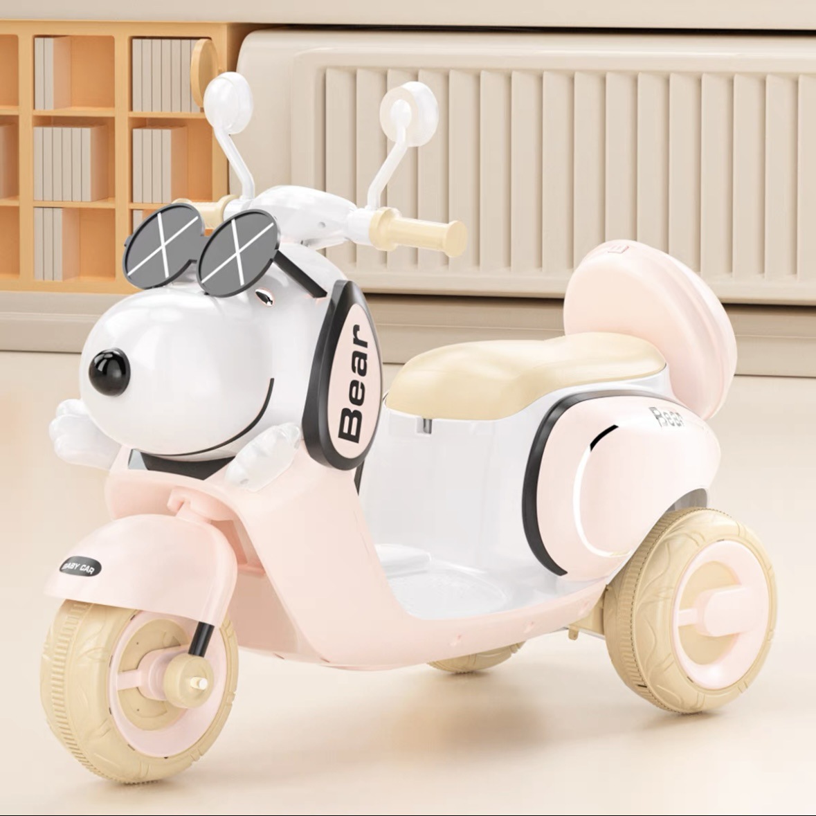 motocicleta eléctrica para niños, tricicletas para niños, niños y niñas, coche de batería para niños, coche de juguete de control remoto recargable