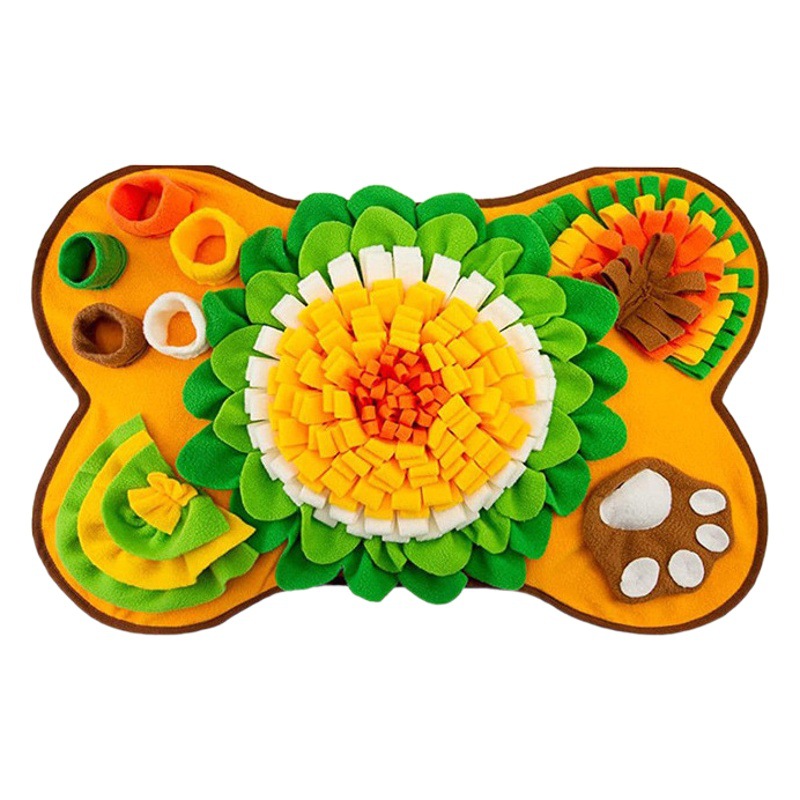 Nueva mascota sniffing Mat interior perro caminando artefacto mascota sniffing Mat liberación energía tesoro caza manta estera de comida lenta al por mayor