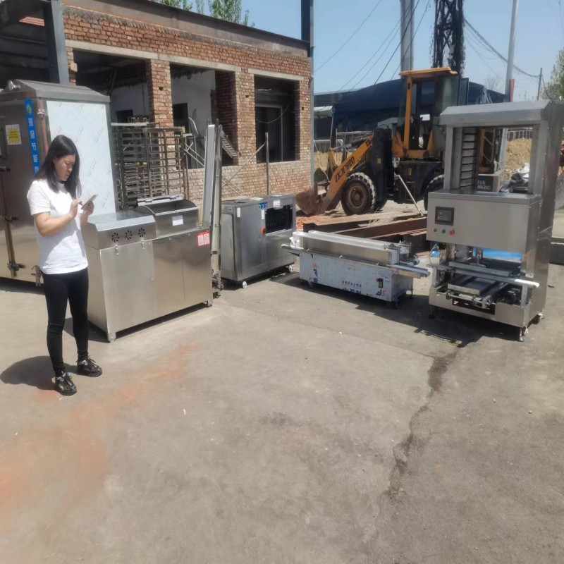 创丰供应小型家用馒头机  馒头房学校商场大型商用馒头生产流水线