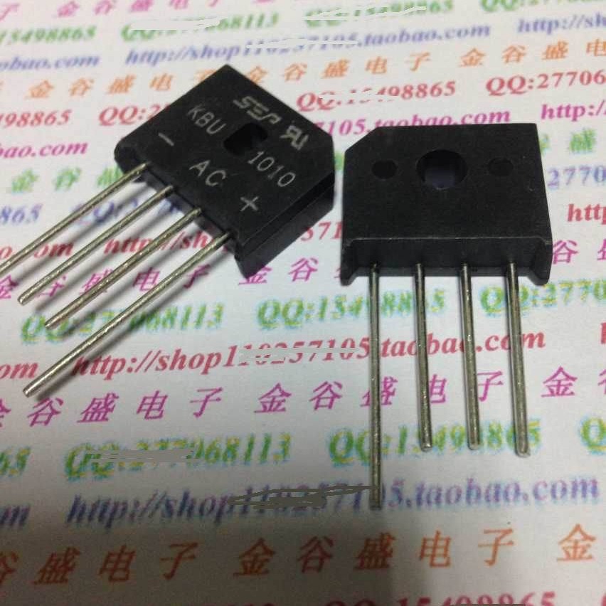 全新原装 10A1000V 扁桥 KBU1010 整流桥/桥堆 正品