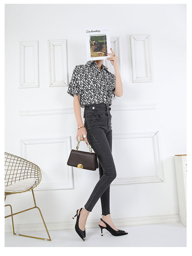 New Spring And Autumn Soft Leather Thin Heel Pointed Toe Mid-Heel Women, Sexy Rhinestone Iron-Toe High-Heel Backless_vogvips.com