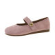 Yellow Birkenstocks Shoes Women's 2025 New Spring and Summer Single Shoes Flat Mary Jane Women's Shoes Vintage Granny Shoes