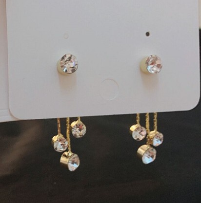 S925 Tassel Pearl Two-Wear Earrings, Fashionable and Personalized Retro Simple Earrings, Niche Design Earrings