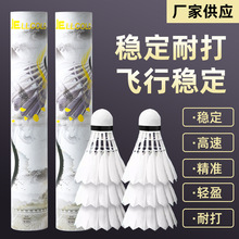韦尔克羽毛球户外高弹耐打比赛训练室外双人室内3只6只12只装批发