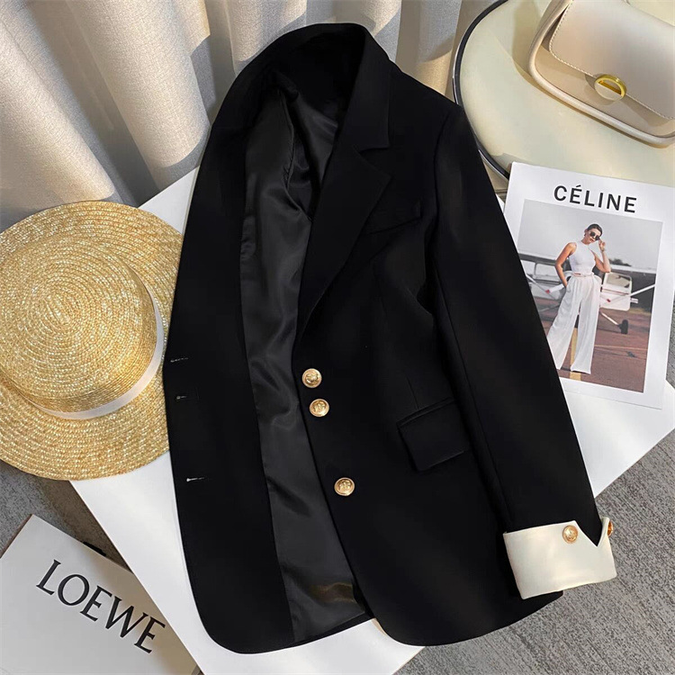 Off-White Blazer for Women 2026 New Spring and Autumn Korean Style Fashionable and Elegant Commuter Small Suit for Petite Women