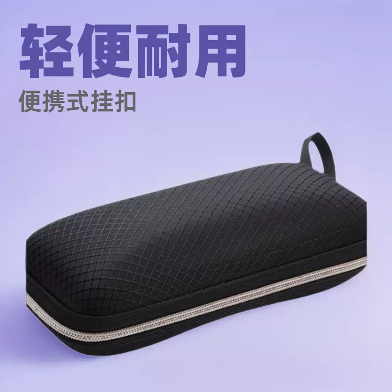 便携式挂扣太阳眼镜盒太阳镜镜片盒子墨镜近视镜眼睛眼镜框镜架