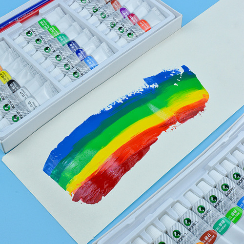 Marley gouache paint set 12/18/24 colors beginner children's gouache paint gouache paint box