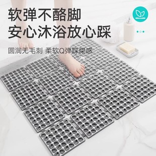 60 * 60cm bathroom non-slip mat household square foldable shower room floor mat bathroom anti-wrestling sucker mat