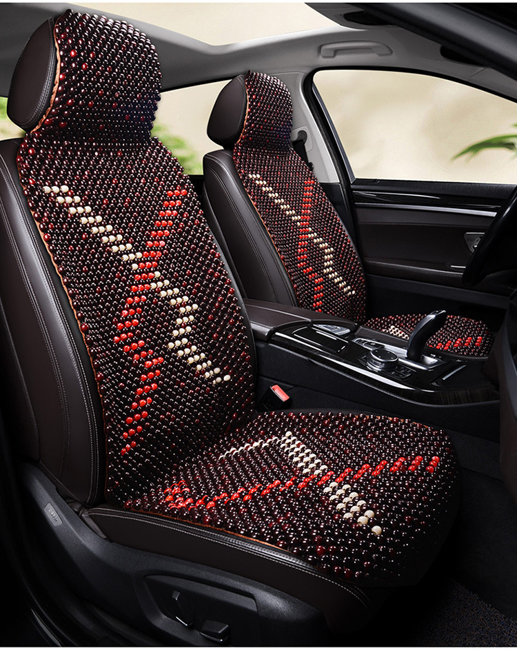 24 new wooden beads summer car seat cushion single seat universal seat cushion breathable cool cushion a generation of wholesale export