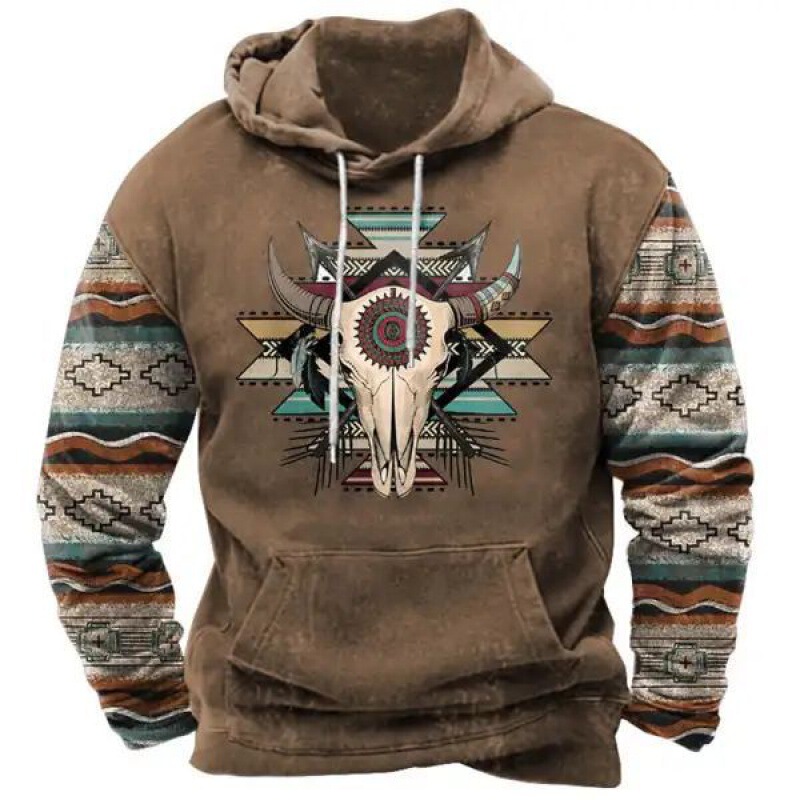 Amazon Independent Station Cross-Border Men's Large Size Sweatshirt 3D Digital Printing Hoodie Source Manufacturer Western Series Amazon Independent Station Cross-Border Men's Large Size Sweatshirt 3D Digital Printing Hoodie Source Manufacturer Western Series