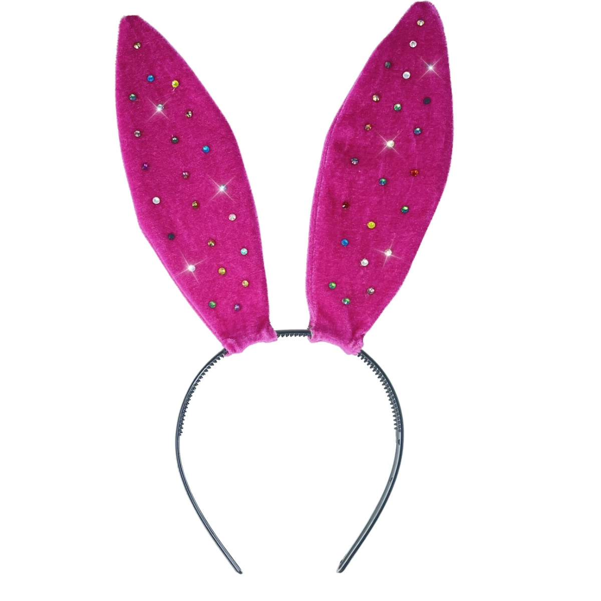 Headband Red Rabbit Lace Ears, Handmade Hair Accessory, High-Quality Graduation Party Style