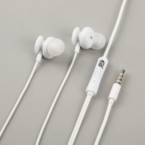 White microphone, 3.5mm