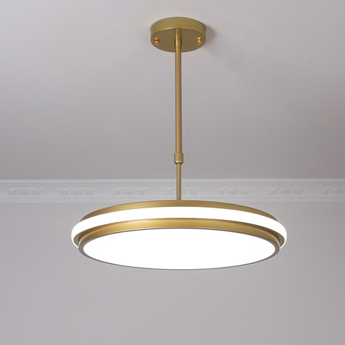 Simple modern chandelier living room dining room bedroom lamp barber shop beauty salon office round personalized light luxury lamps