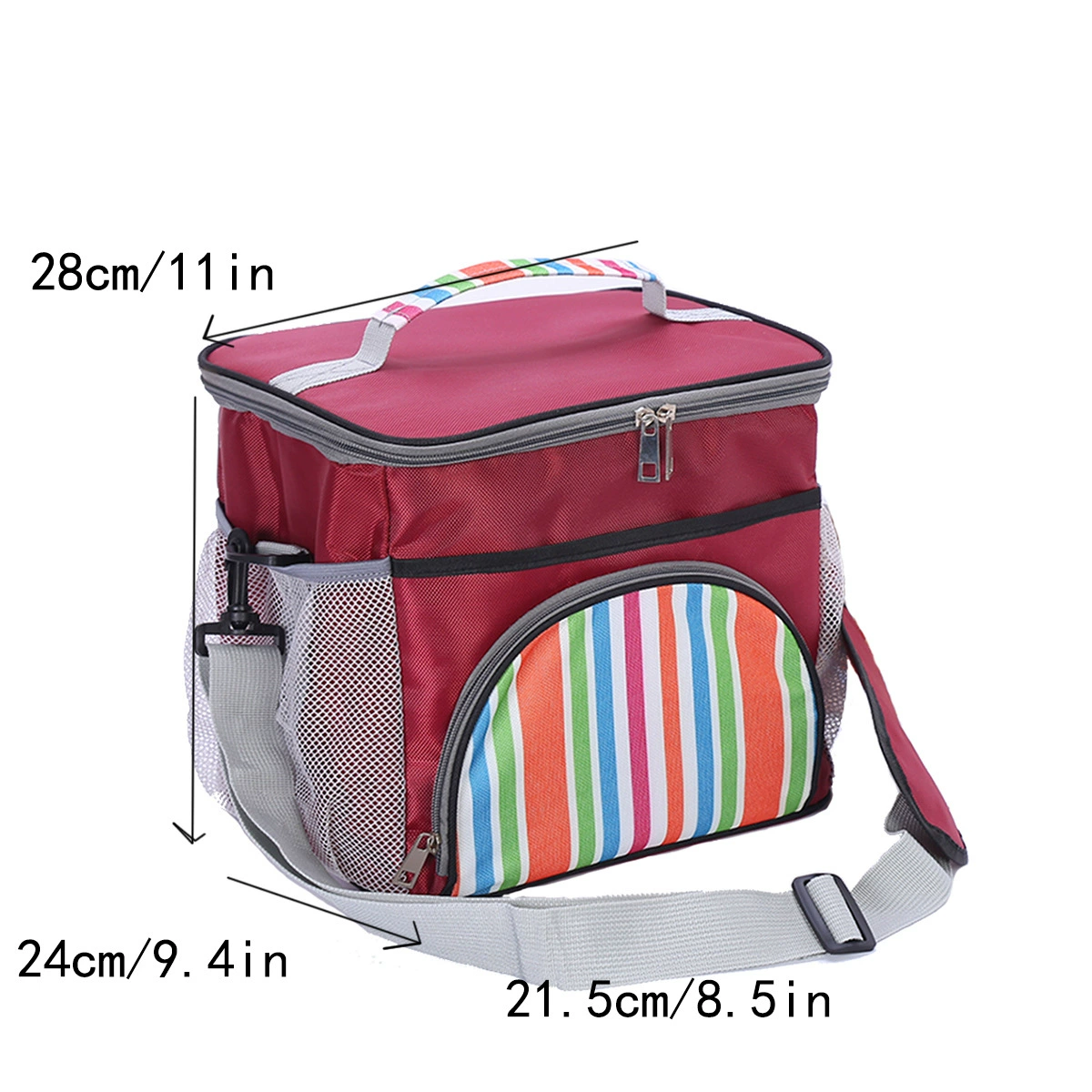 Warm thermal bag, capacious handheld lunch box, travel purse, direct factory sales