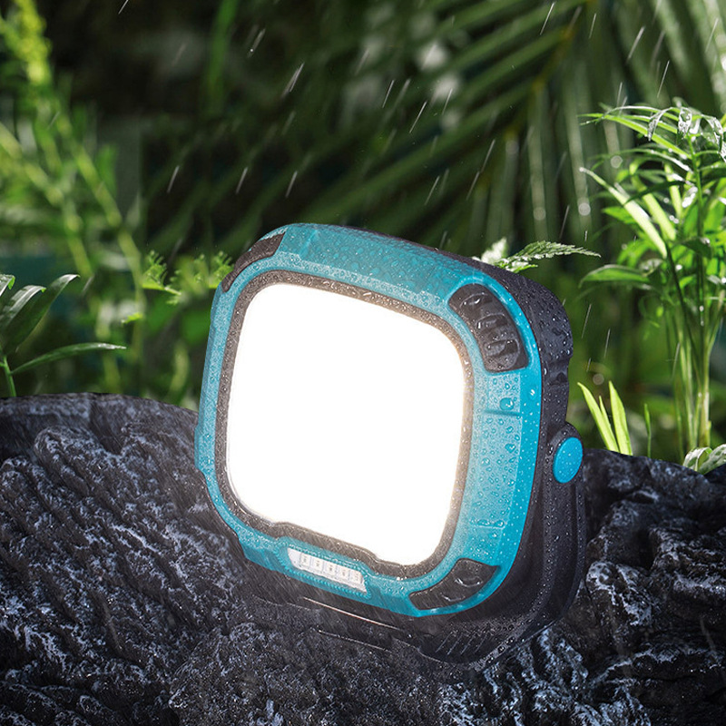 Nueva lámpara de campamento de emergencia LED al aire libre multifuncional de larga duración lámpara de campamento de absorción magnética lámpara de trabajo cob image 3