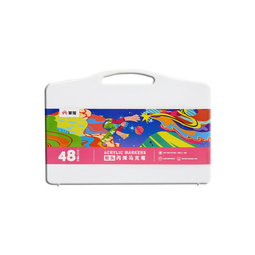 Master MKB2302 Soft Tip Large Capacity Acrylic Markers for Children and Students, Multicolor Art Supplies