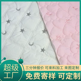 涤纶面料;绣花布;绗缝加工
