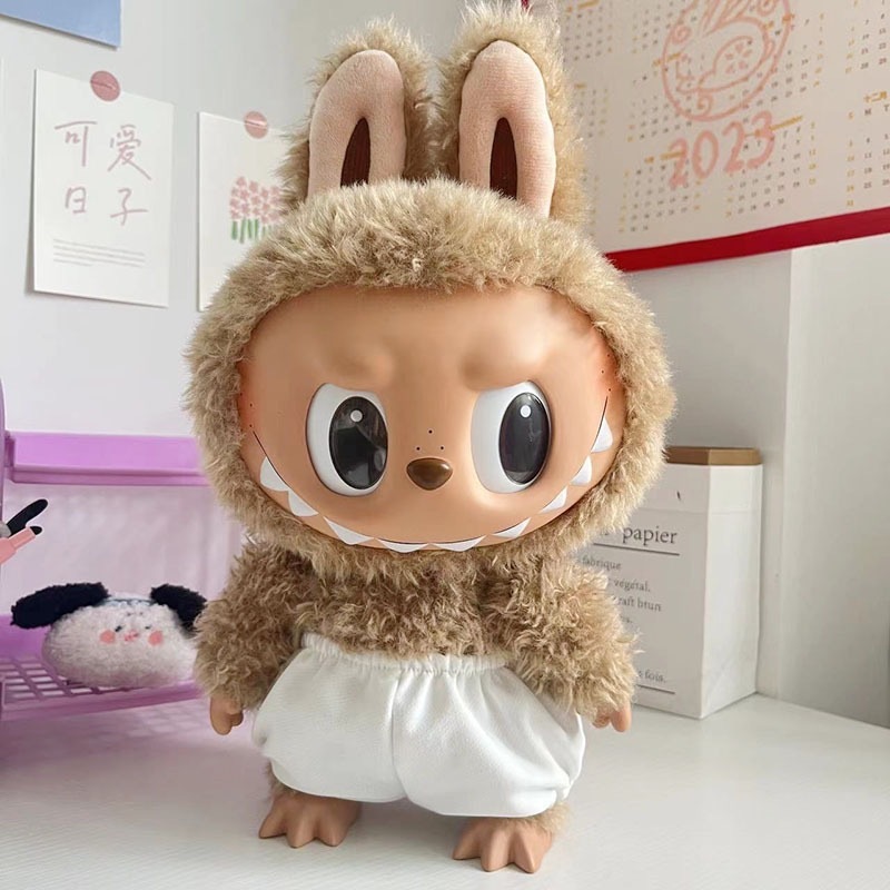 38cmラブブベビー服、ラブブぬいぐるみ服、ラブブ人形着替え、漢服スカートスーツ|undefined