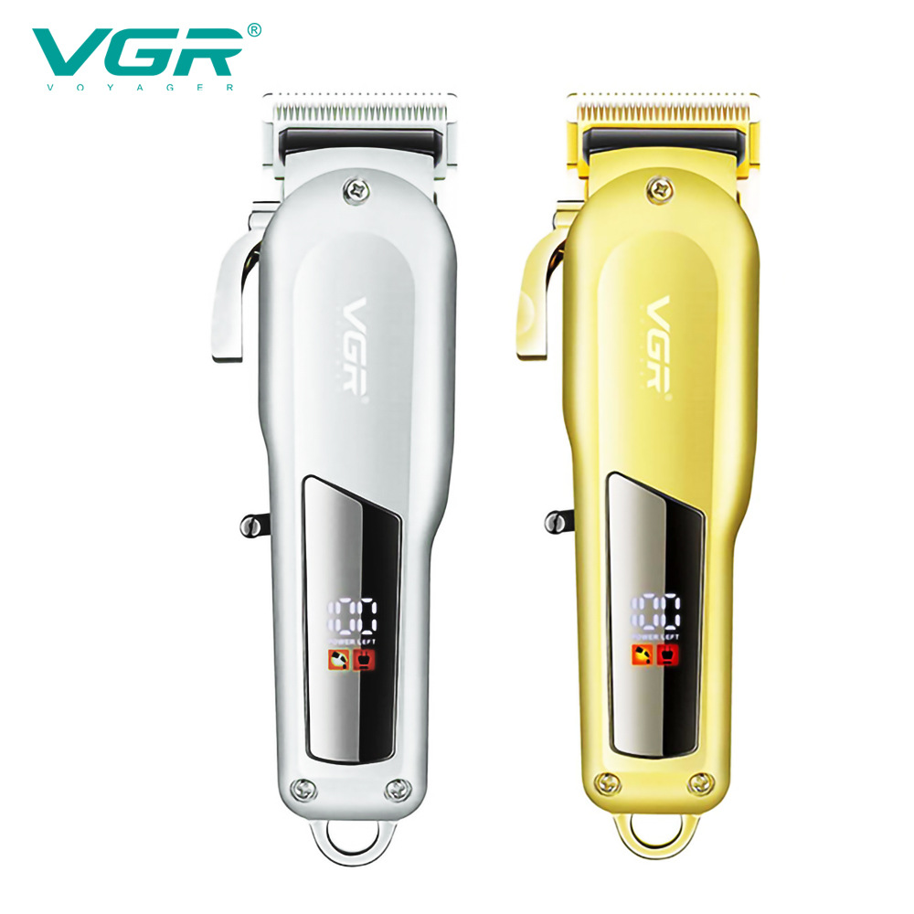 VGR Professional High-Power Hair Clipper with LCD Display, New Cross-Border Electric Hair Cutter, Model V-278
