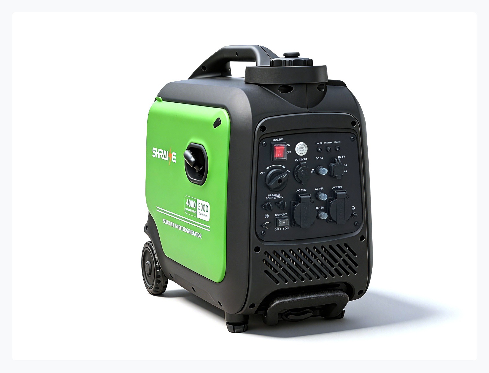 4KW Silent Inverter Generator 220V for Home Emergency Outdoor High-Power Charging RV Portable Mobile Power Supply