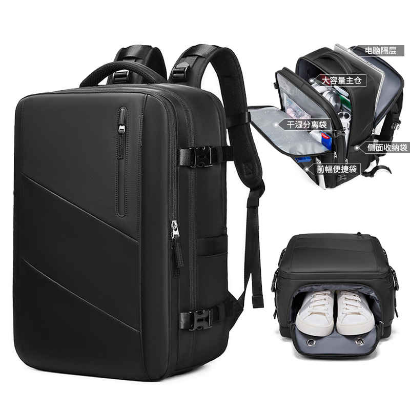 Cross-Border Hombres mochila de moda de estilo Coreano bolsa de ordenador ligero de gran capacidad mochila multifuncional para los hombres