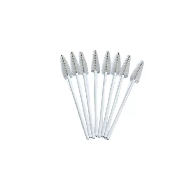 Wholesale 25pcs/pack Big Head Eyelash Brush Shape Like Water Drop Eyelash Brush Grafting Eyelash Comb Thick Eyebrow Brush