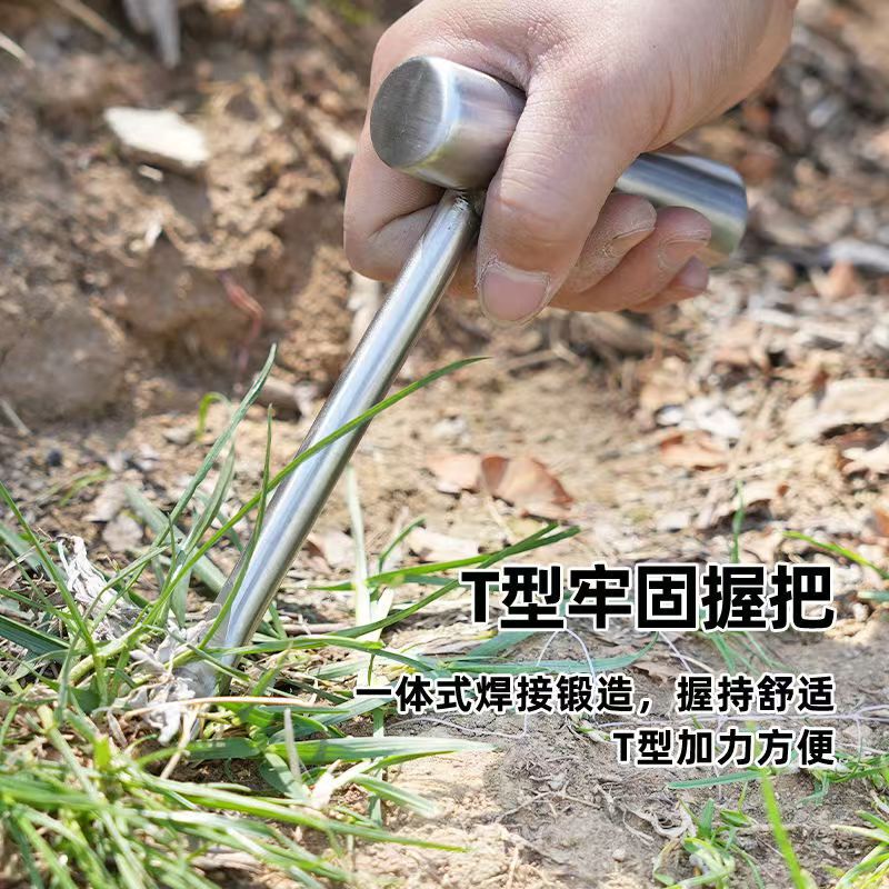 純ステンレス製ニンニクシャベル、園芸用花植え用ステンレス製シャベル、野菜植え、除草、土掘り、雑草抜き、山菜アーティファクト|undefined