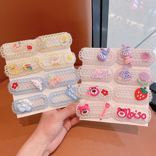Children's broken hair stickers Velcro hair accessories cute Xingdailu little girl's hair does not hurt bangs sticker broken hair finishing artifact