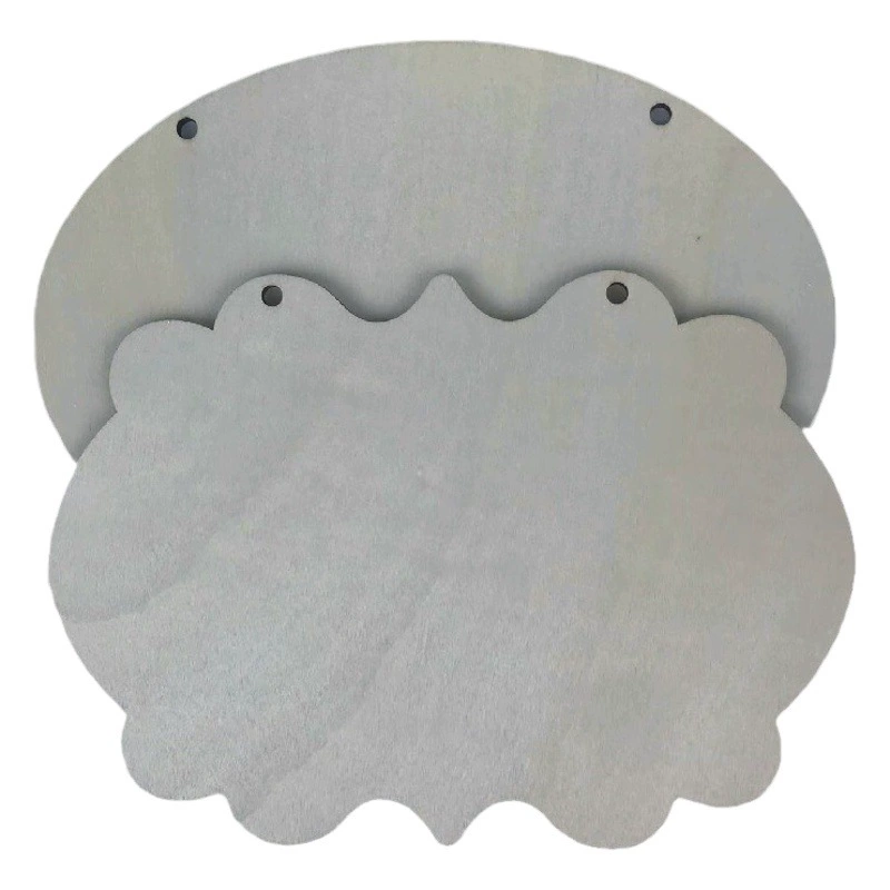 Деревянная DIY бирка для домашних животных рукописная пустая дверная табличка деревянное украшение лазерная резка печать различных форм древесная стружка