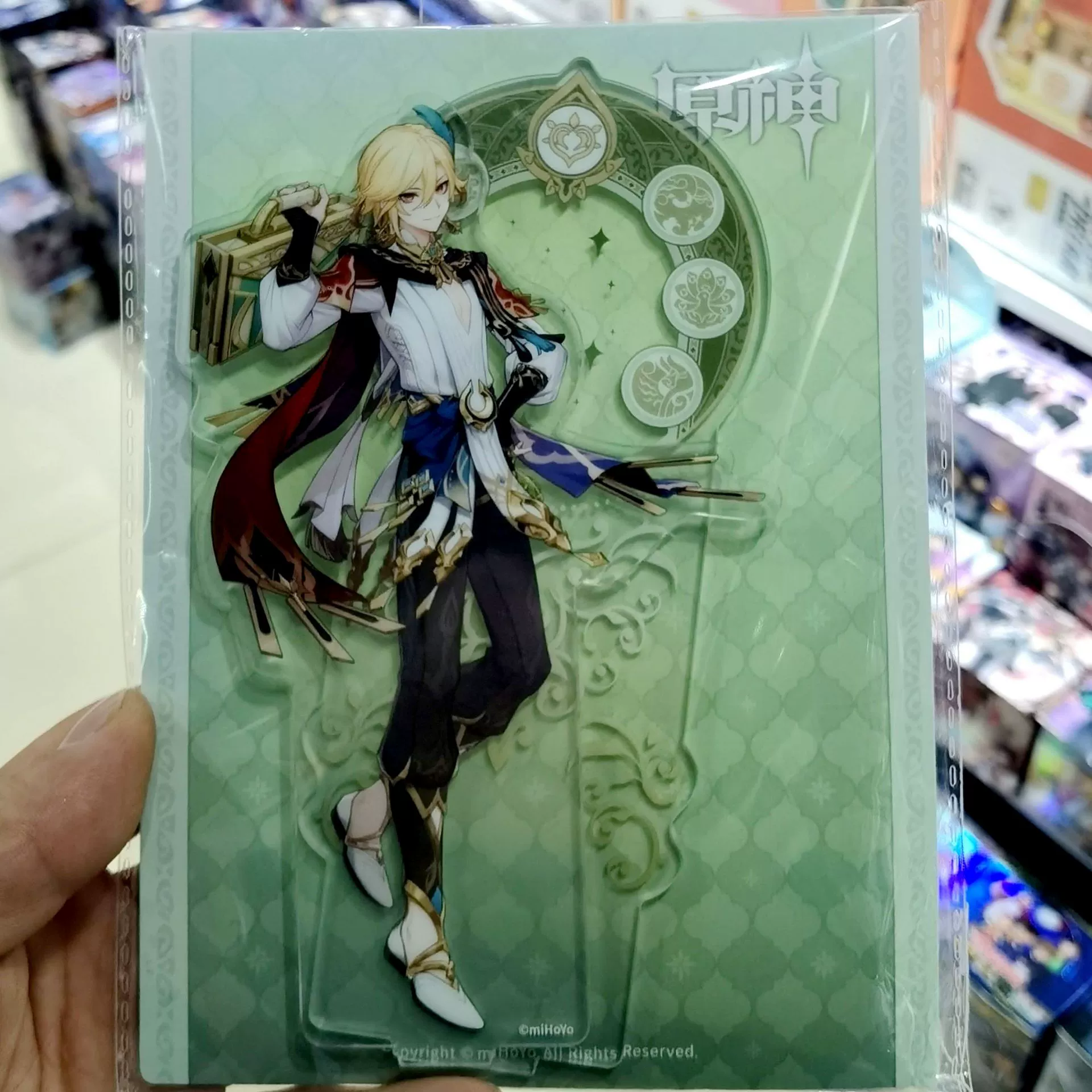Подлинная молния Бог Фунингa Яхей Сон Насида Ходокwanderer Acrylic Card Series