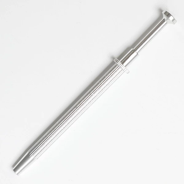 Long, metal, silver