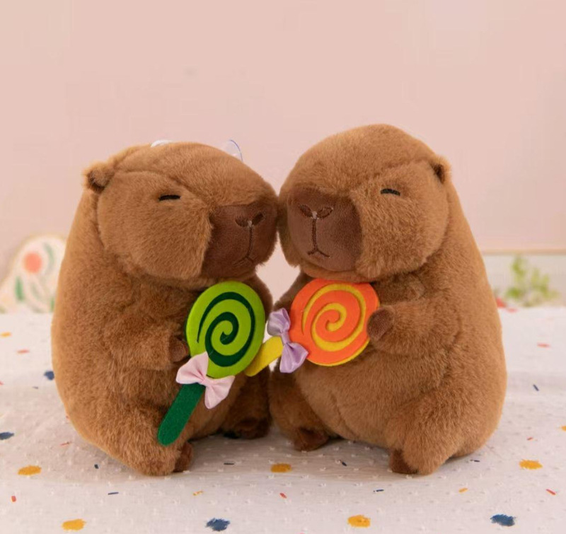 8inch グラブマシーン人形ぬいぐるみカピバラカピバラ 8 インチ人形人形結婚式投げフープギフト|undefined