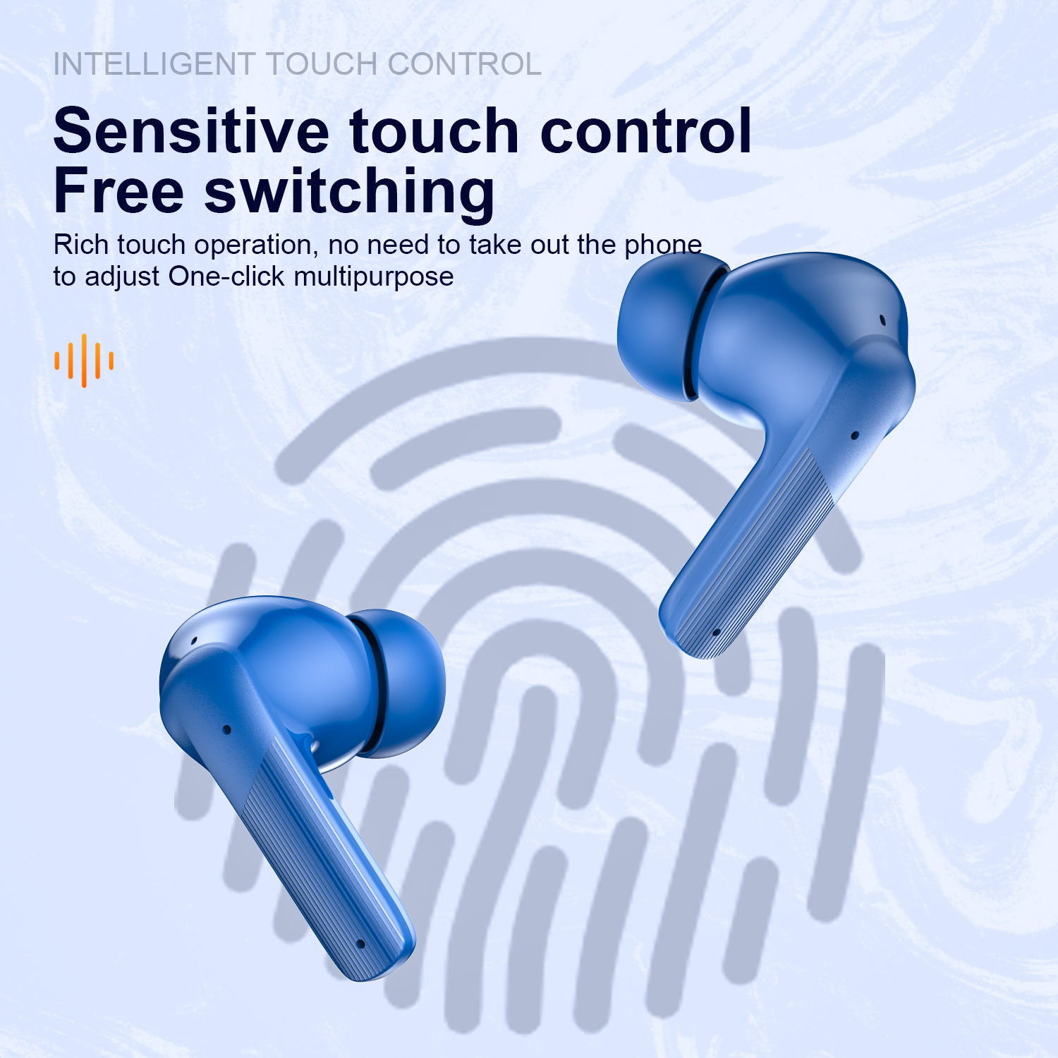 New Private Model Wireless TWS Bluetooth Hands Free Voice ANC Noise Cancelling Earphones_voghion.com