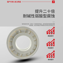 海策陶瓷 氧化锆 耐腐蚀 陶瓷轴承 6200-6220系列 厂家直销 现货