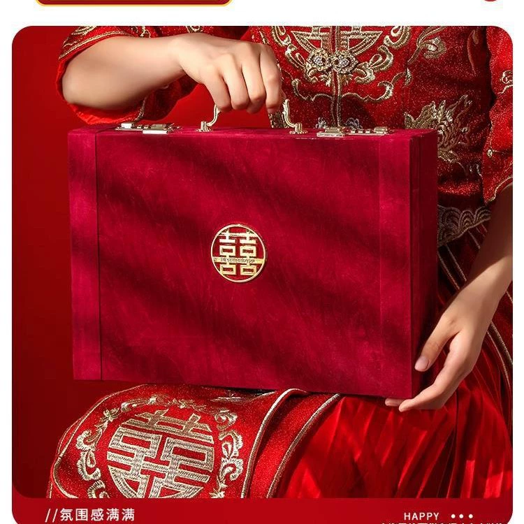 Подарочная коробка Cai Receiving Box Remunction Maternal Gold Box Gold Box 100000 Получение золота свадебные товары наличные наличные подарочная коробка