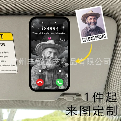 Akril avtomobil günəşlik foto klipi, mobil telefon çərçivə klipi