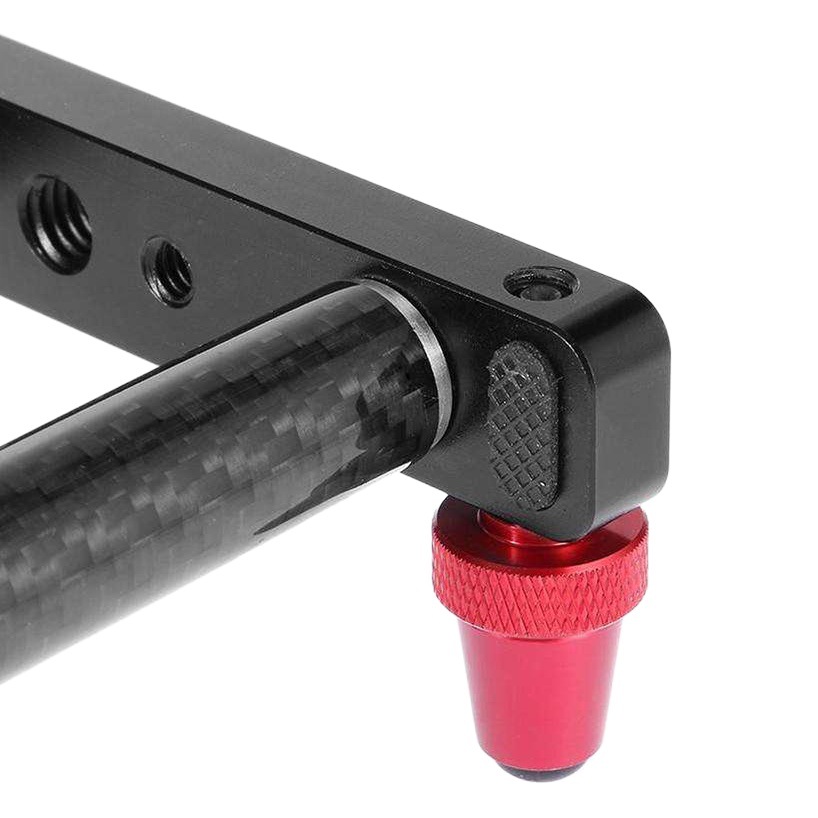 40cm fibra de carbono escritorio mini carril deslizante estabilizador rodamiento universal SLR micro solo Smartphone