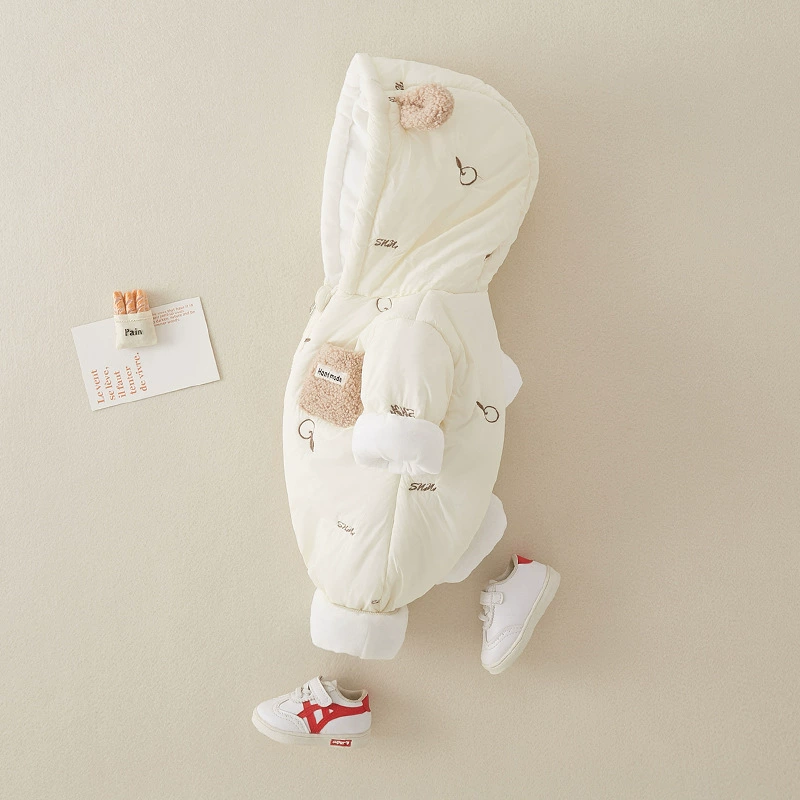Children's demi-season quilted winter keep warm overall for new born for men and women girl's for early age to go out