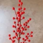 新年圣诞节仿真花吉祥扇冬青