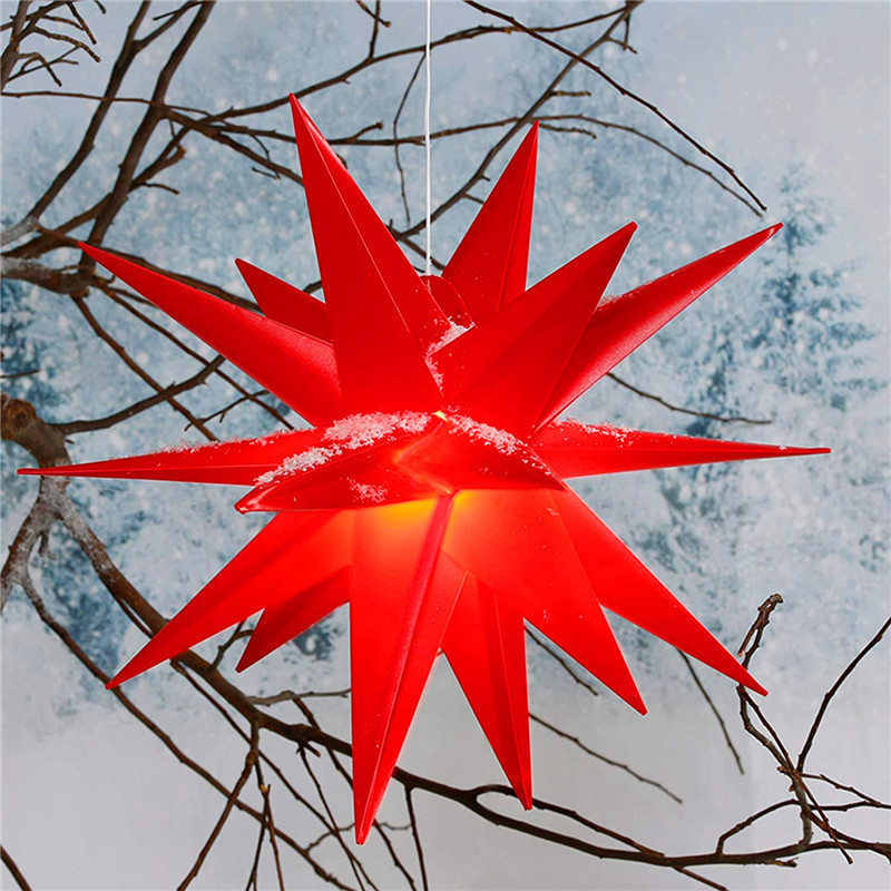 30cm 폭발 별-빛 없는 빨강