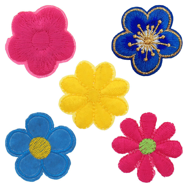 Bordado flores DIY autoadhesivo accesorios de ropa encaje transfronterizo exclusivo 48 horas de entrega