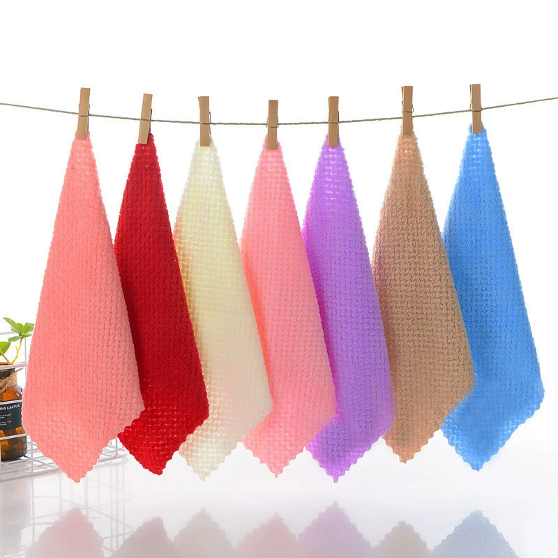 Чистый ананасовый прямоугольный коралловый бархатный шарф для детей