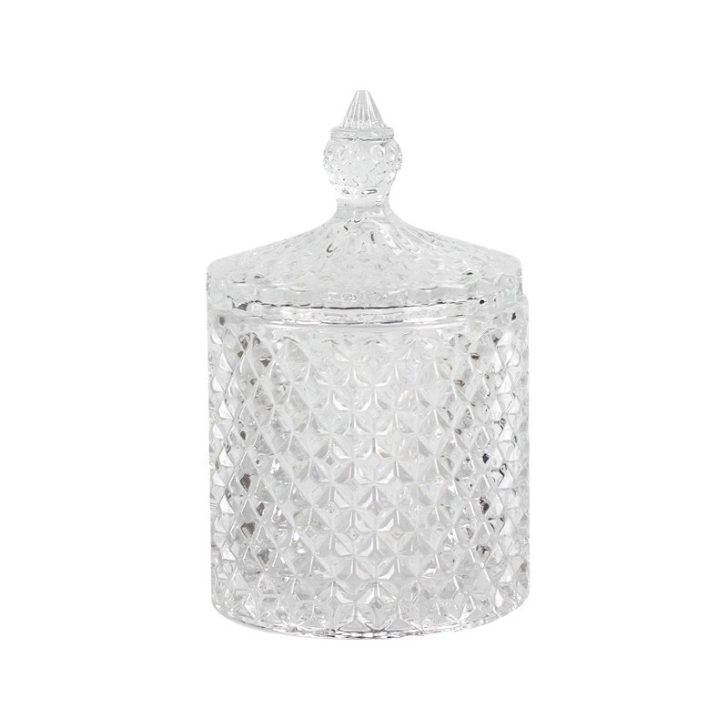 Creativo mongol bolsa de aromaterapia taza DIY vela con tapa sala de estar candelabro de soja frasco de vidrio en stock jar