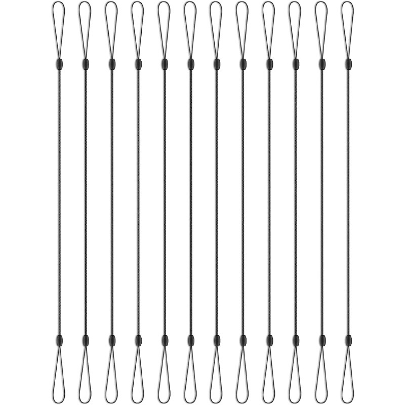 批发黑色弹力弹簧绳手写笔 收款机笔条码笔塑料弹力簧绳厂家