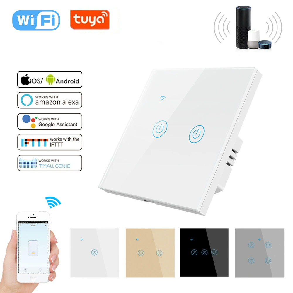 Специальная поставка для внешней торговли WIFI умное диммирование скорость диммирования шторы переключатель 86 тип удалённый Alexa голос граффити zigbee